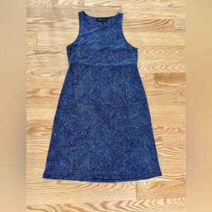 Athleta Blue Midi Dress EUC Size Medium